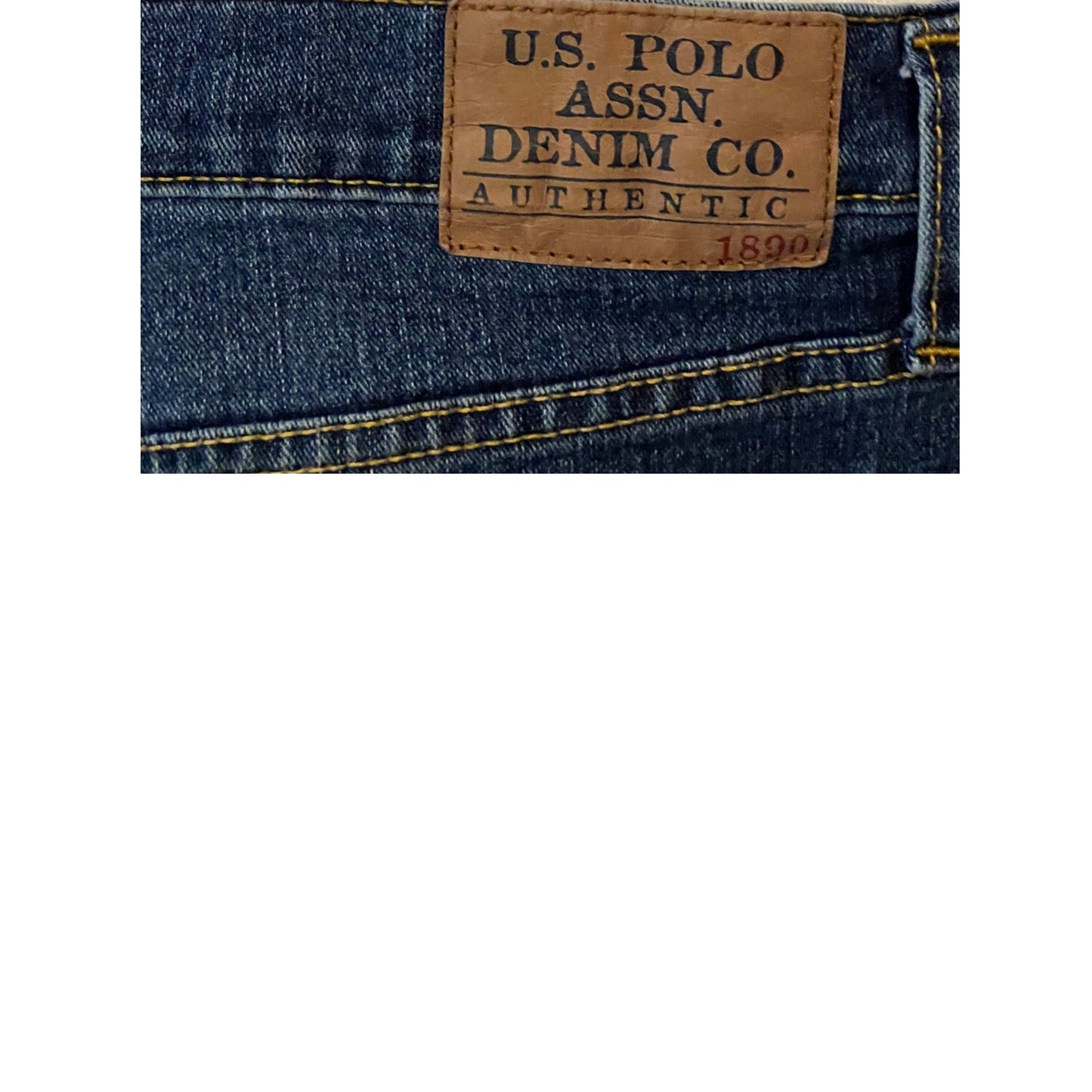 U.S. Polo Association Blue Jeans Mens 36x32