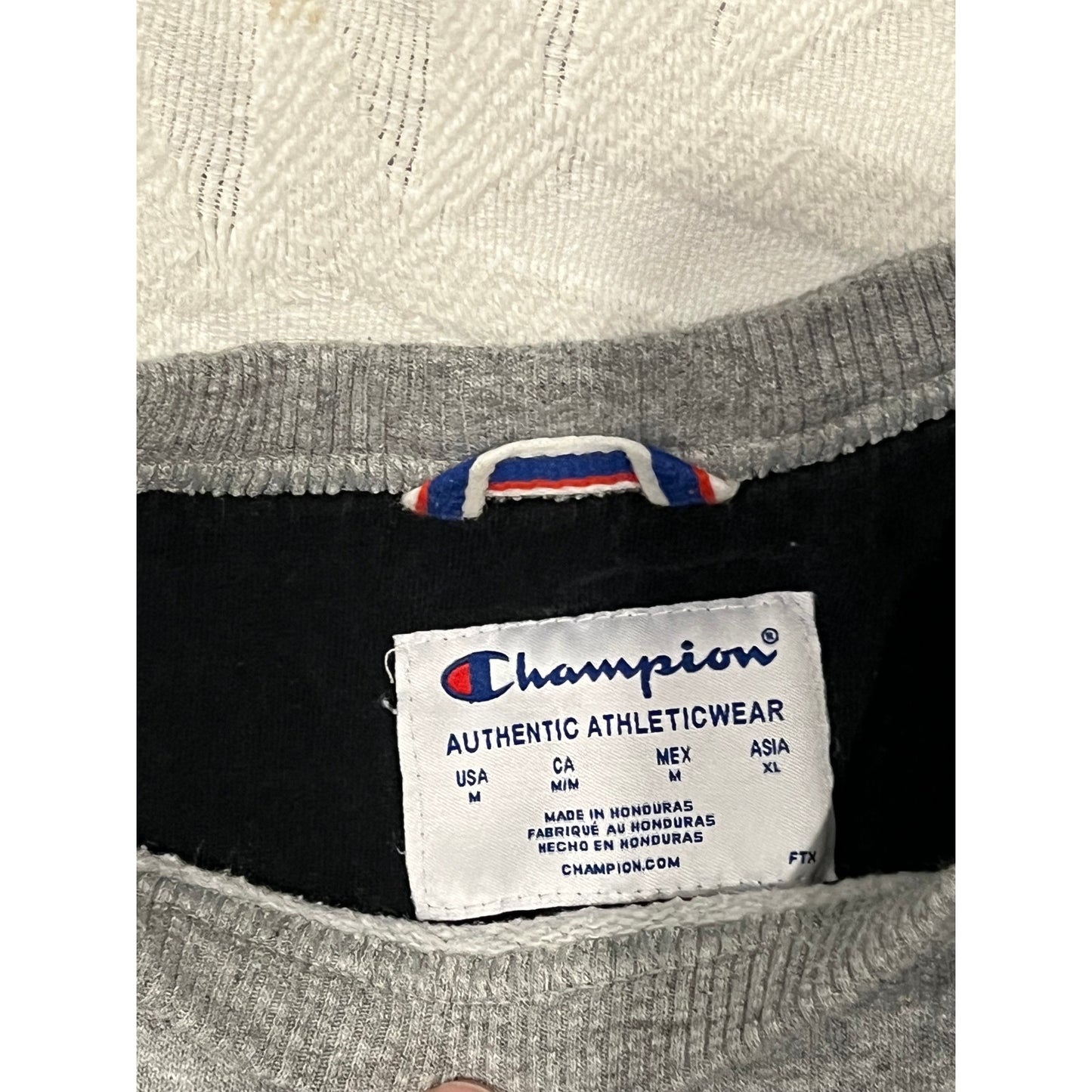 Champion Gray Crewneck Sweatshirt Mens M