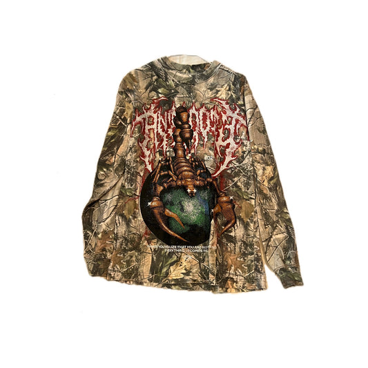 Pacsun Mossy Oak Long Sleeve Skater Shirt Mens S