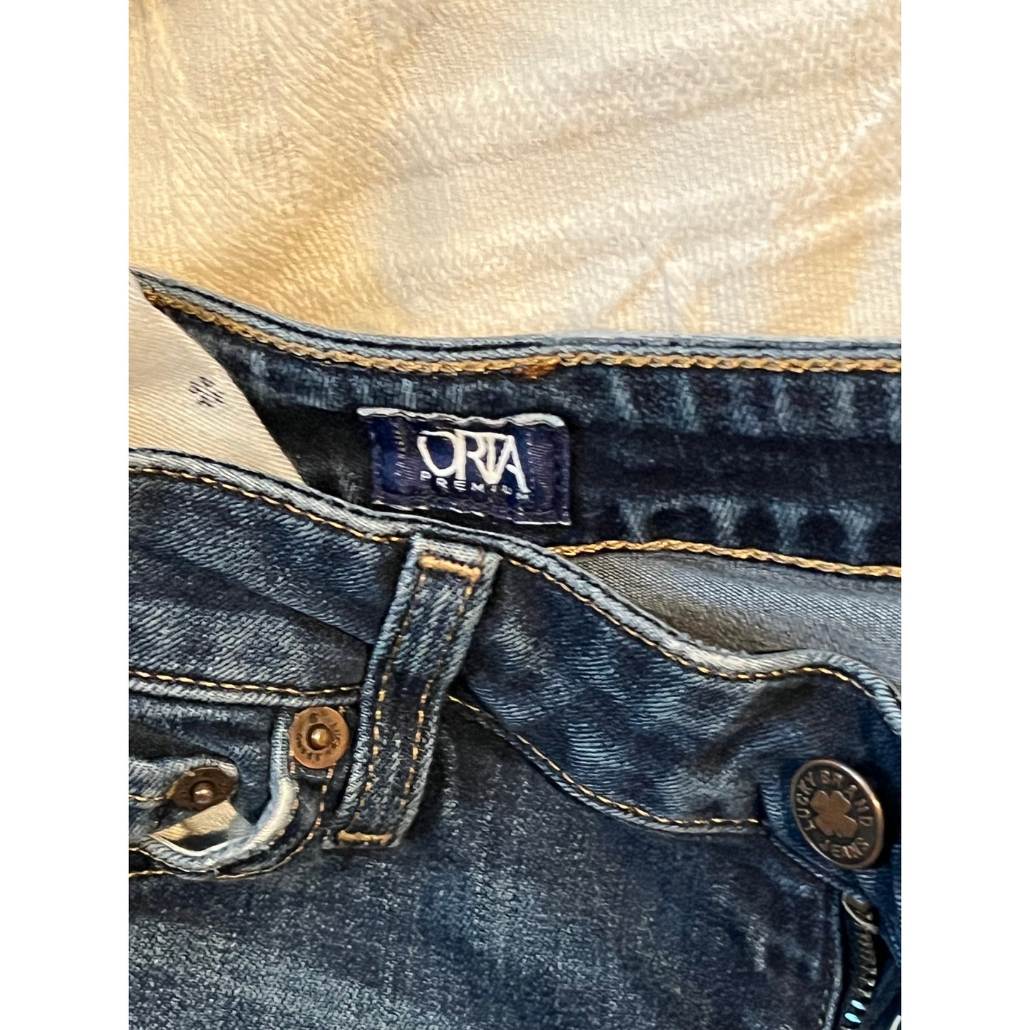 Jean Lucky Brand Coupe droite Femme 10/30 Entrejambe 26
