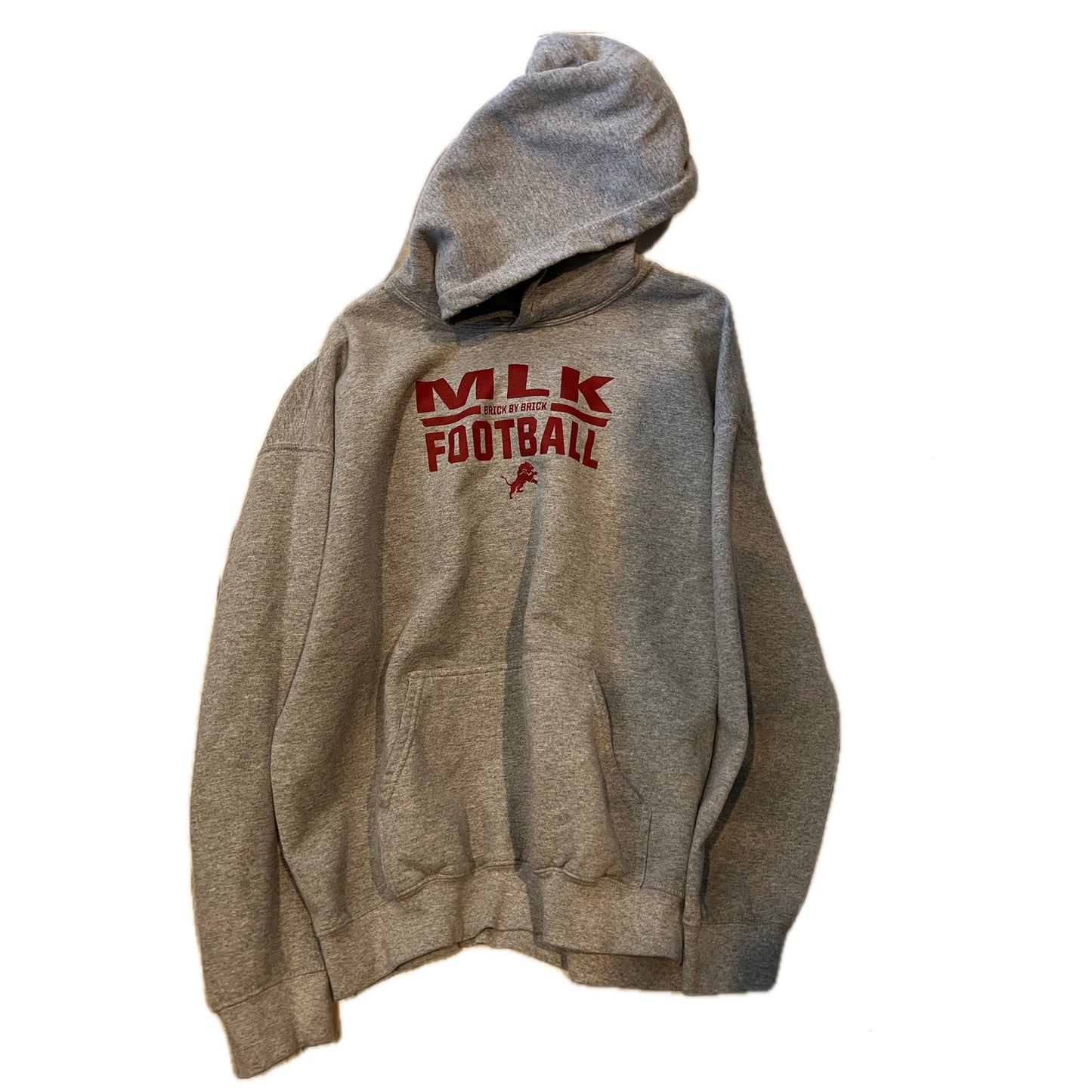 Gildan MLK Brick by Brick Sweat à capuche gris Homme XL