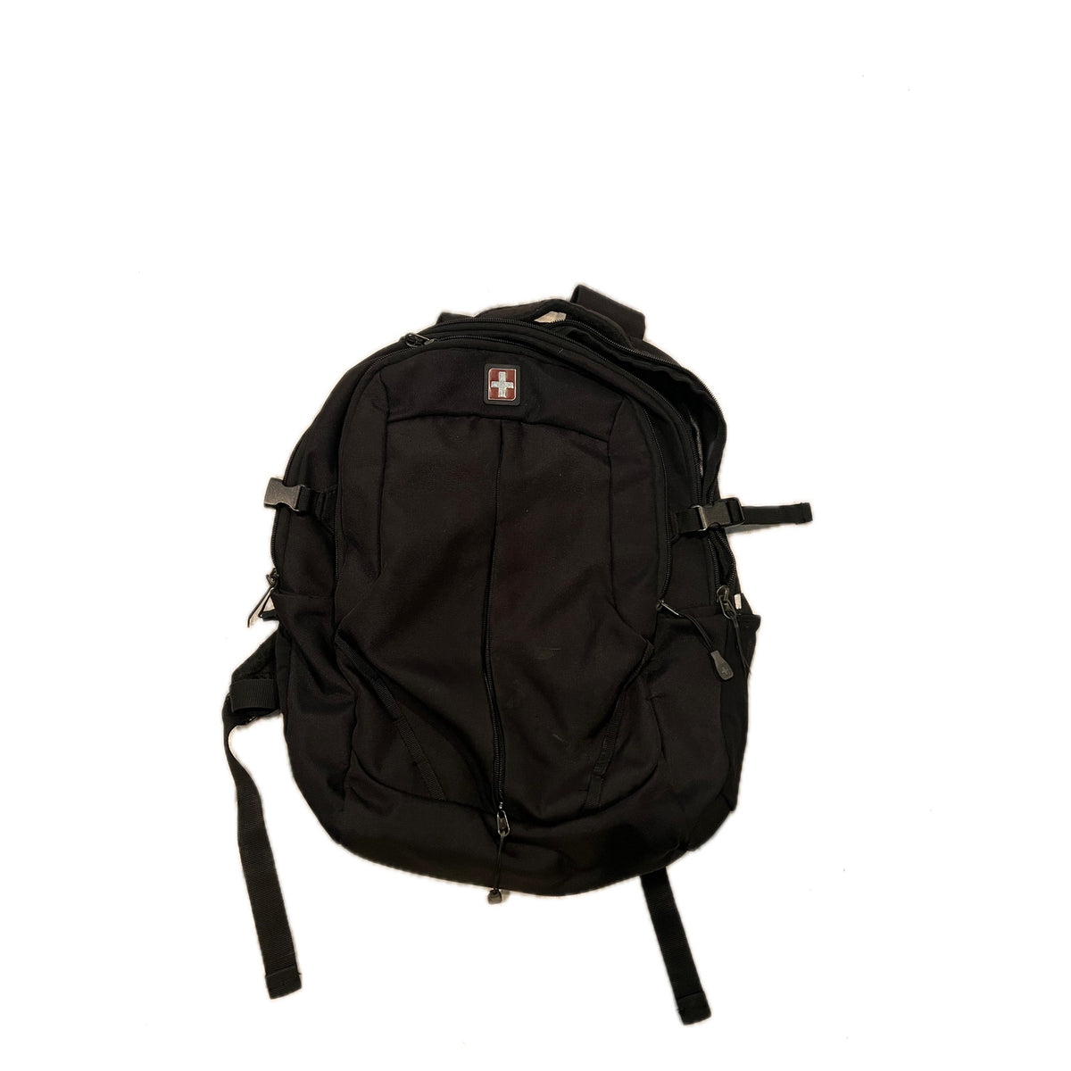 Swiss Tech Alps Black Backpack 28L