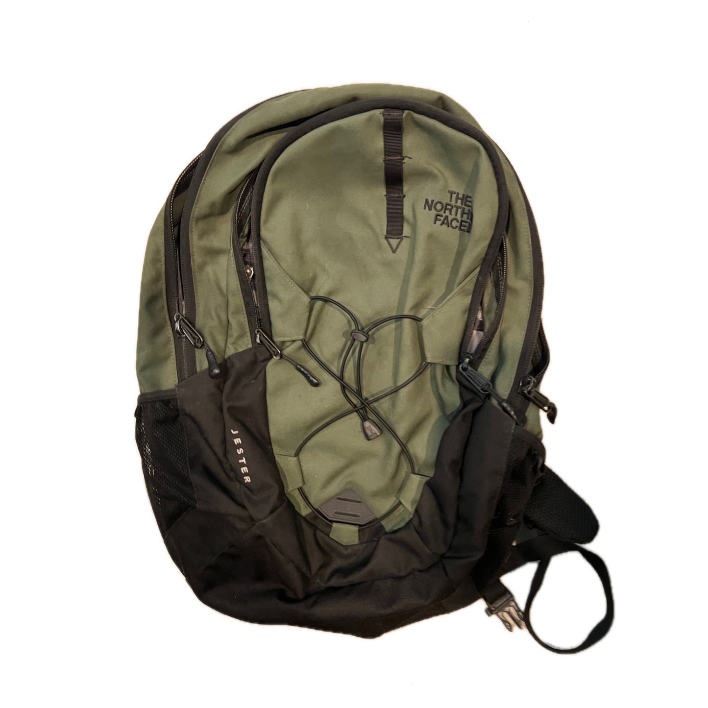 The North Face Jester Green Black Backpack