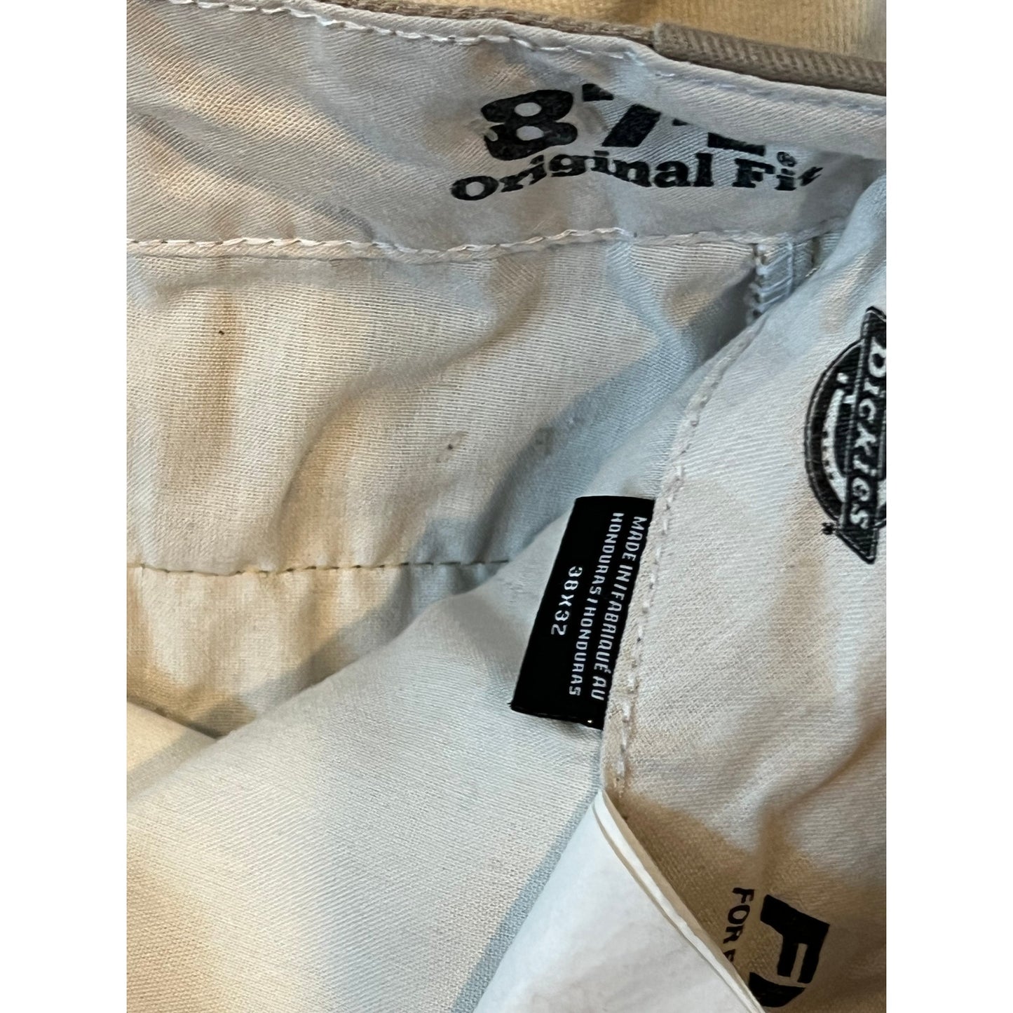 Dickies 874 Original Fit Beige Work pants Mens 38x32