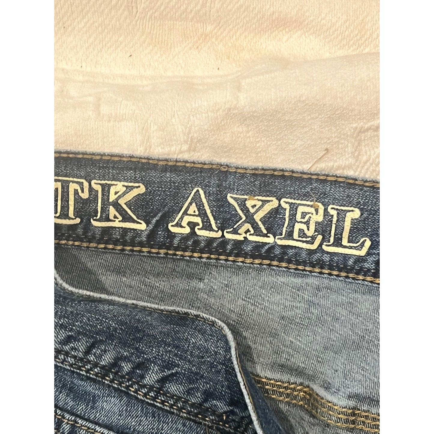 Pantalones Vaqueros Rectos Delgados TK Axel para Hombre 38x32