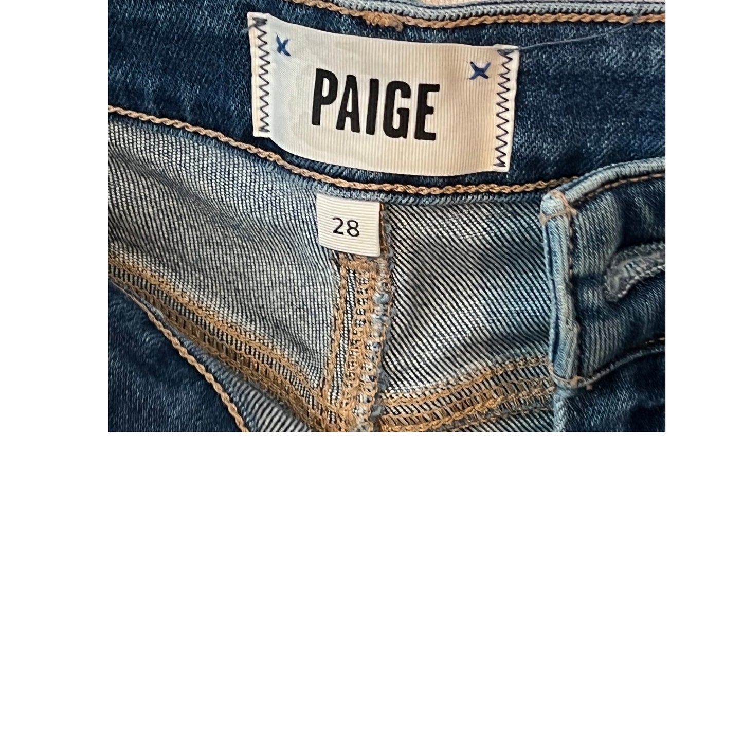 Paige Hoxton Ankle Jean Bleu Femme Taille 28x27