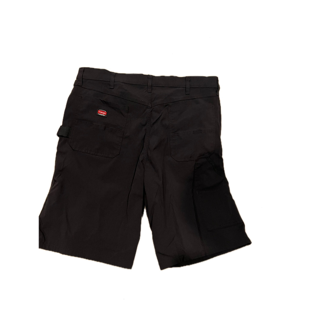 Wrangler Black Nylon Poly Flat Front Shorts W: 36