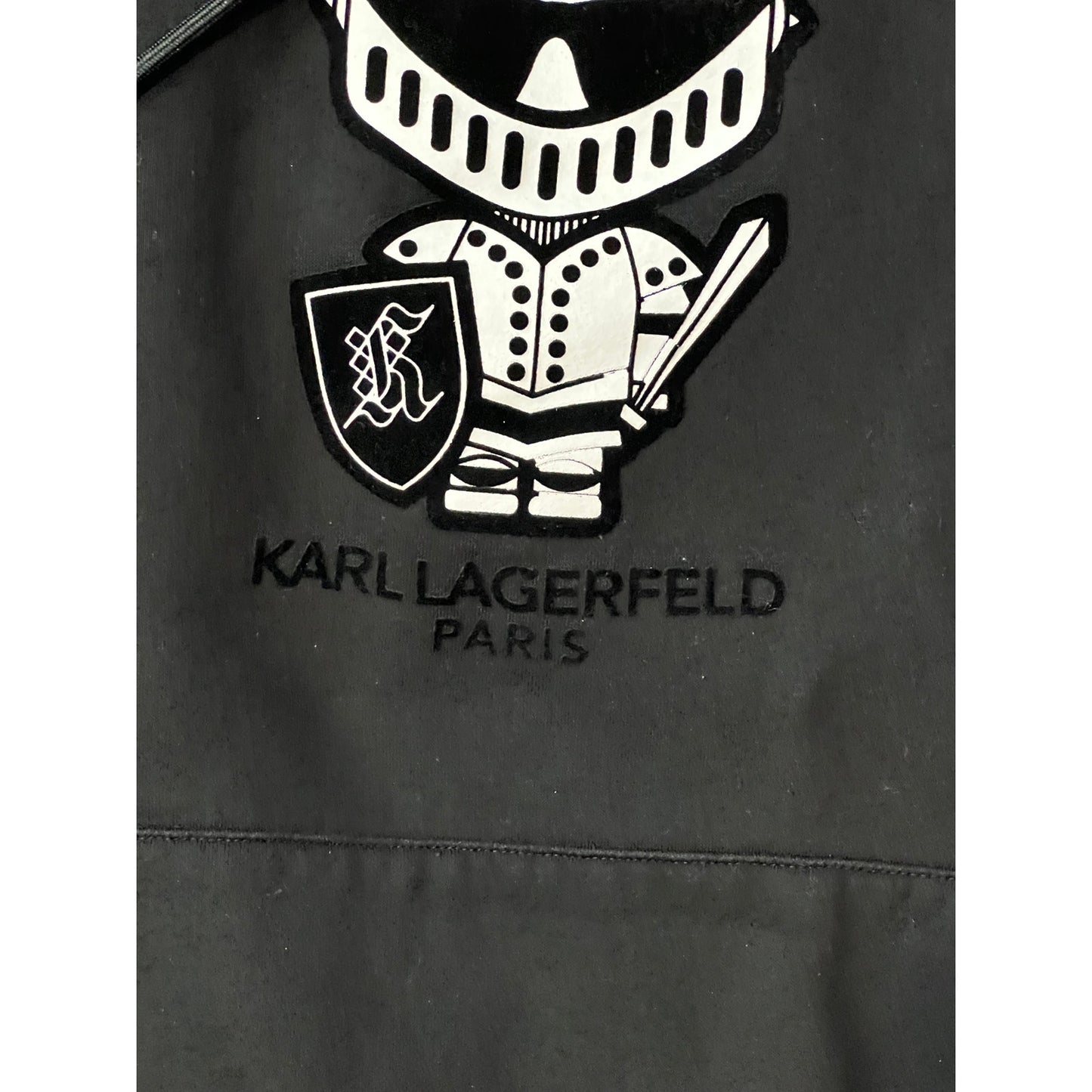 Karl Lagerfeld Pull à capuche noir pour homme Taille L