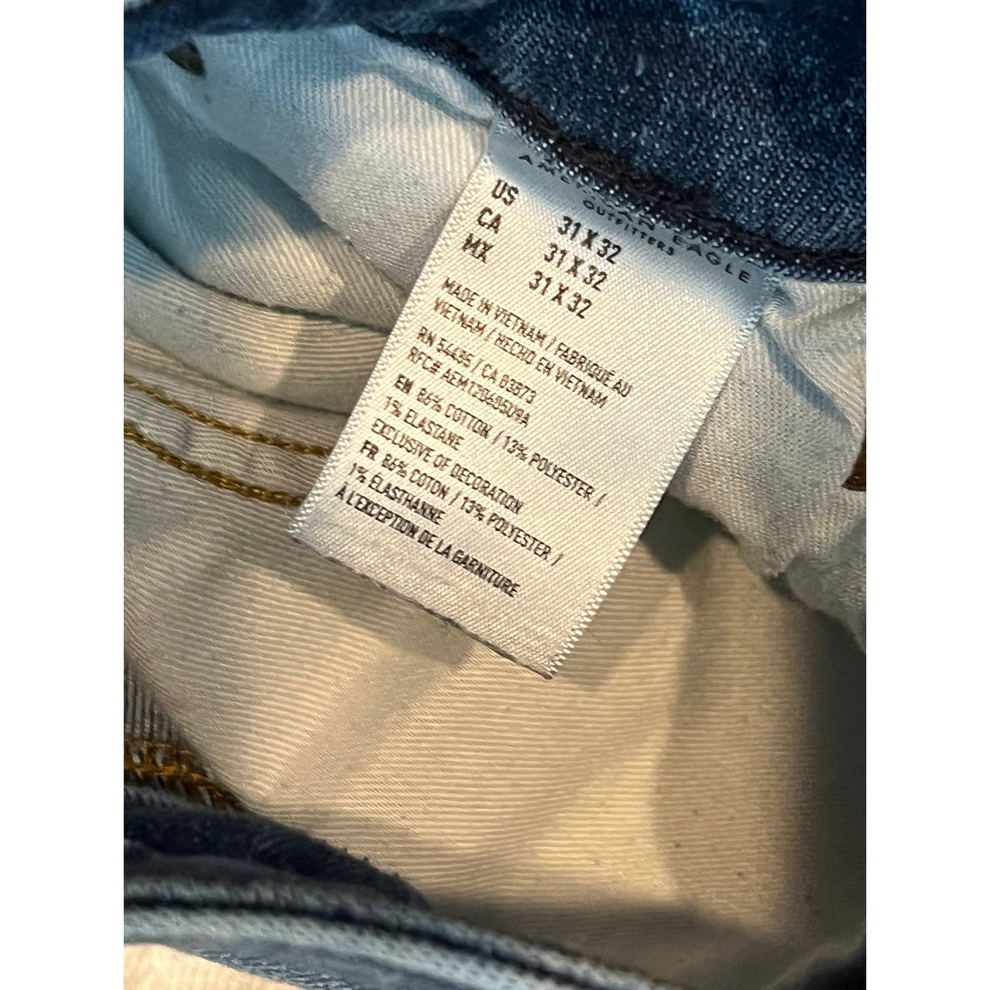 American Eagle Jean Skinny Homme 31x32