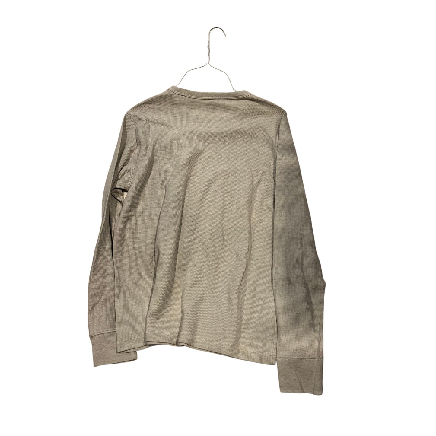 Old Navy Gray Beige Thermal Shirt Mens Large
