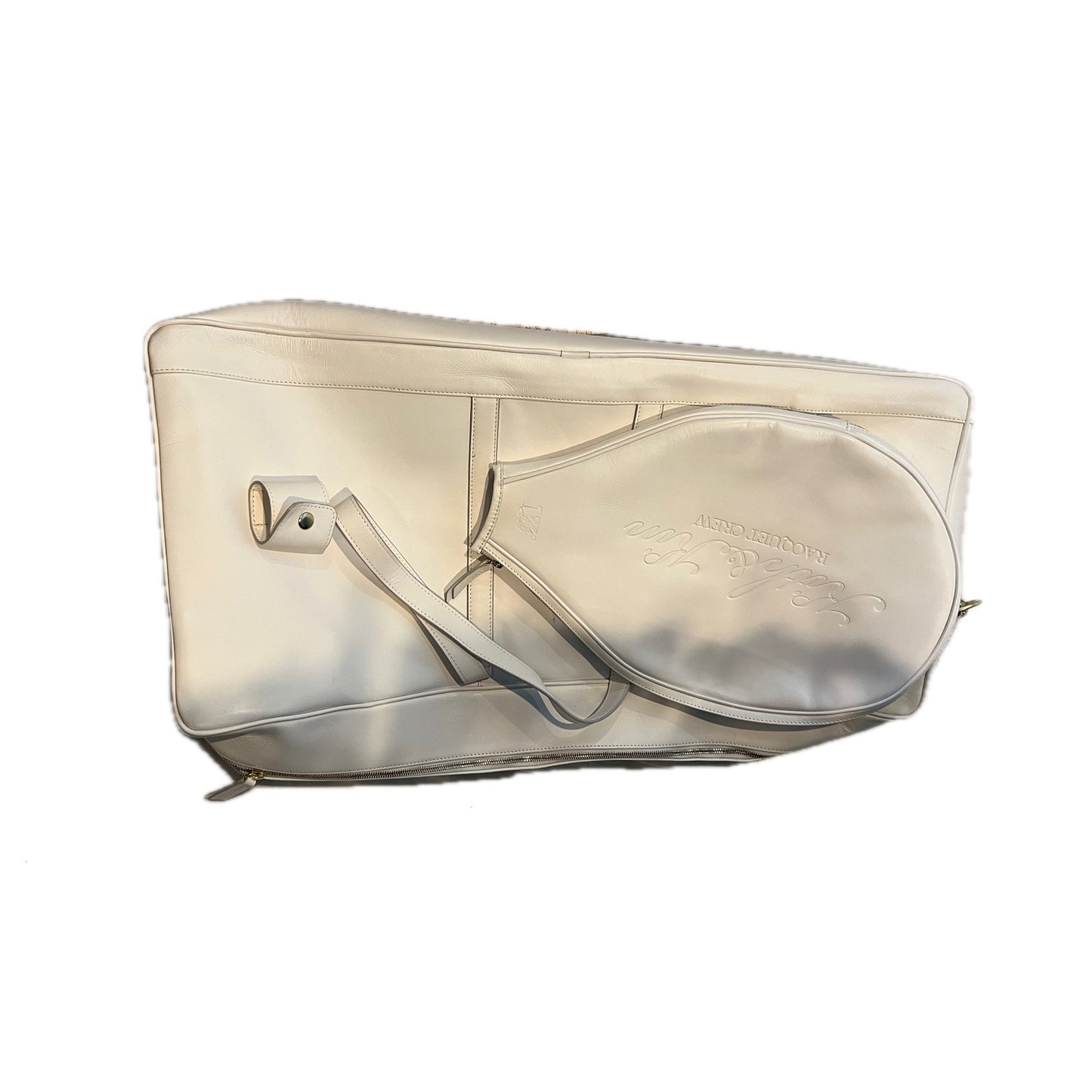 Kith for Wilson Showmen Leather Tennis Bag White NWT Rare