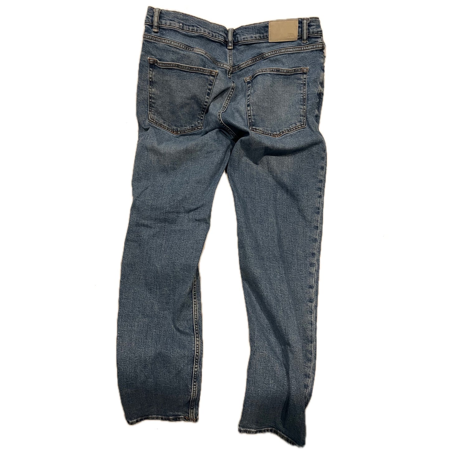 Zara Denim Wear Straight Black Jeans, Men's 34x28