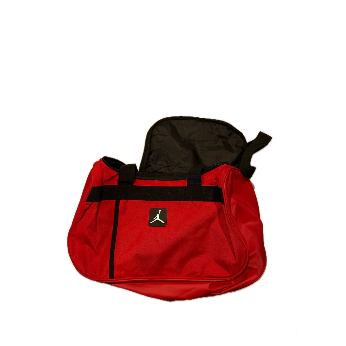 Nike Air Jordan Red Duffel Bag 16"x10"x8"