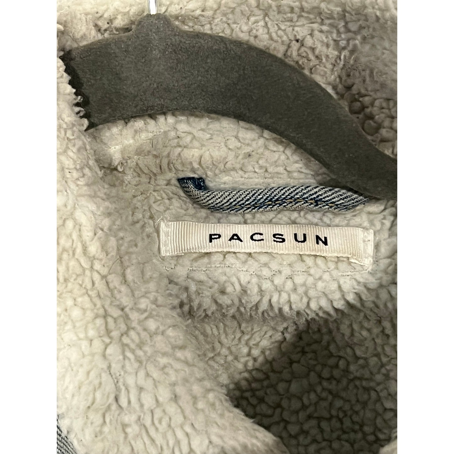 Chaqueta vaquera forrada de sherpa para hombre Pacsun Talla L