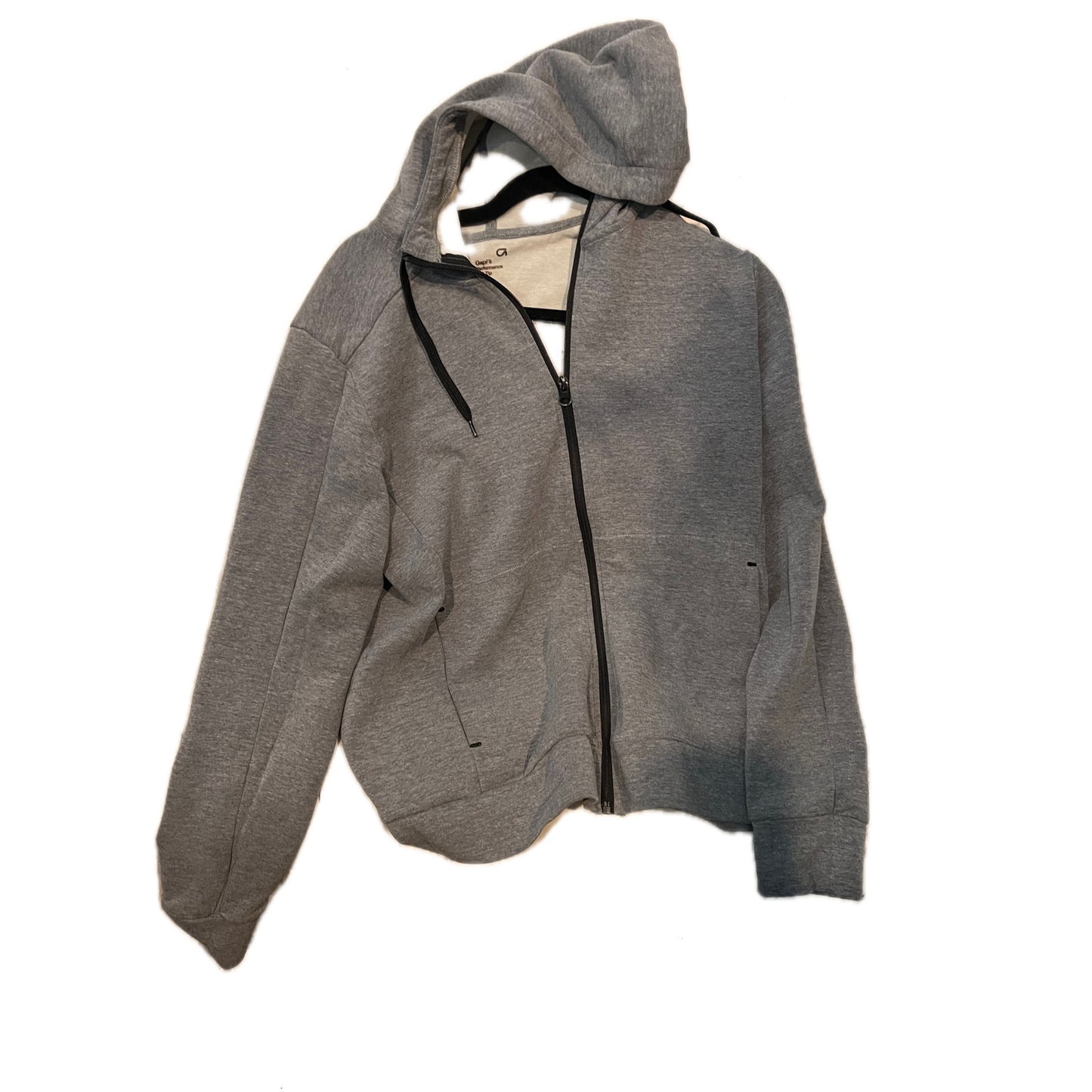 GapFit Performance Gray Full Zip Sweat Suit Flare (Small)