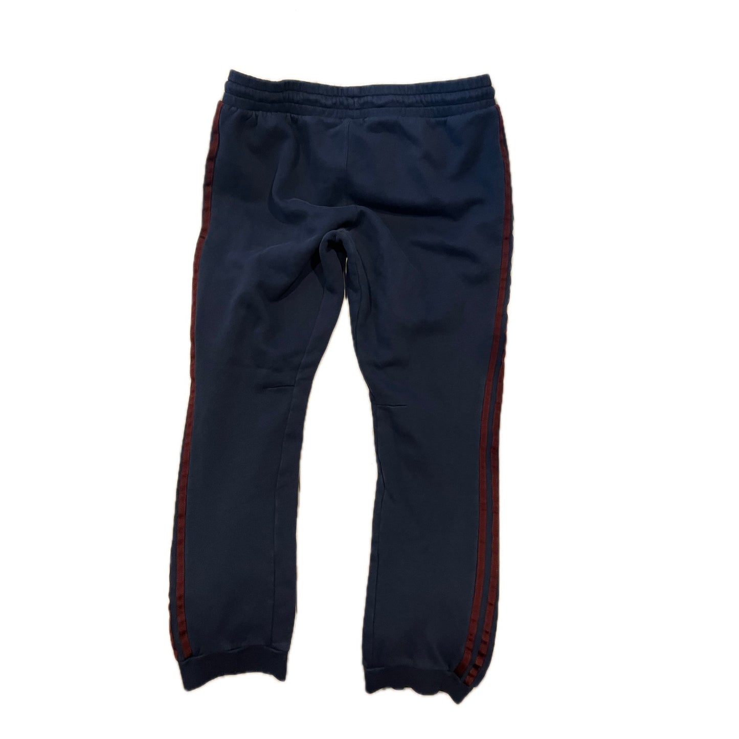 Pantalon de jogging Adidas avec revers bleu-gris pour homme taille XL