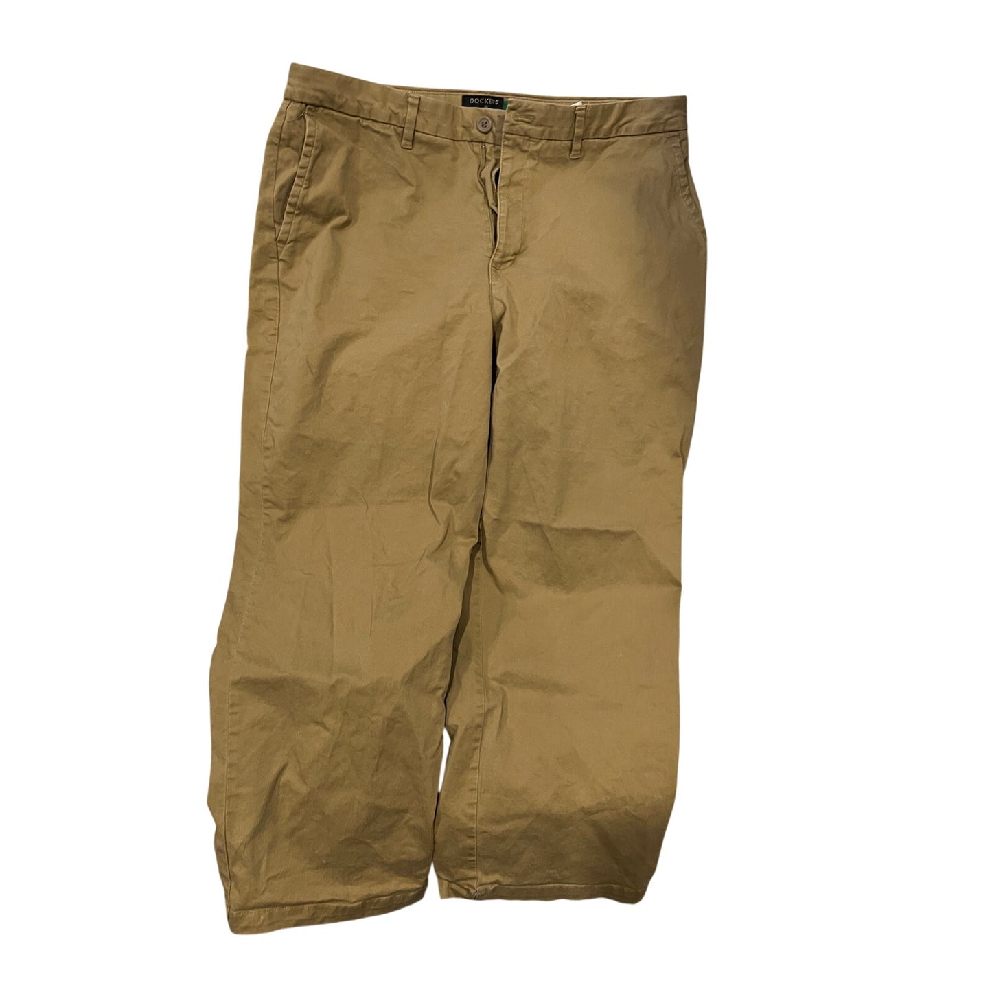 Dockers Chino caqui beige de corte recto alto para hombre 34x26