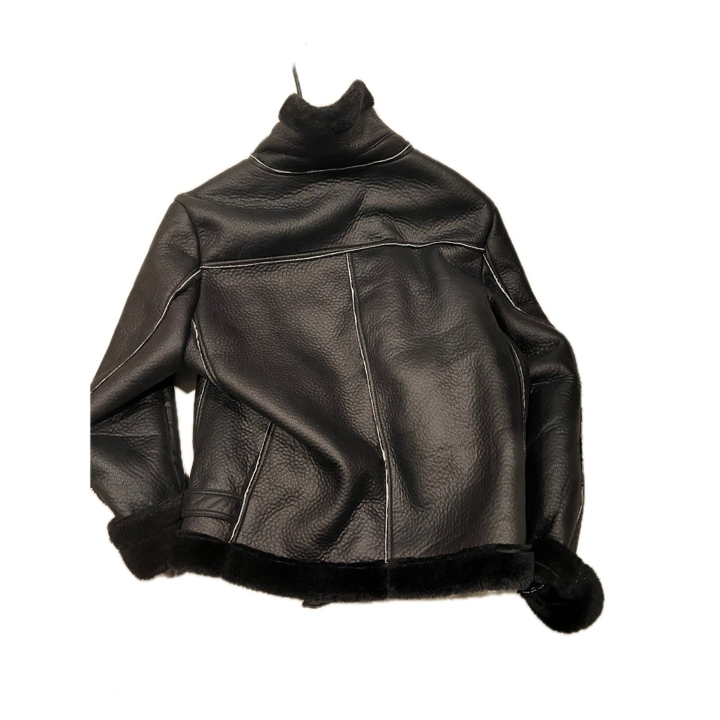 Blouson aviateur en similicuir Robert Phillippe pour femme XL