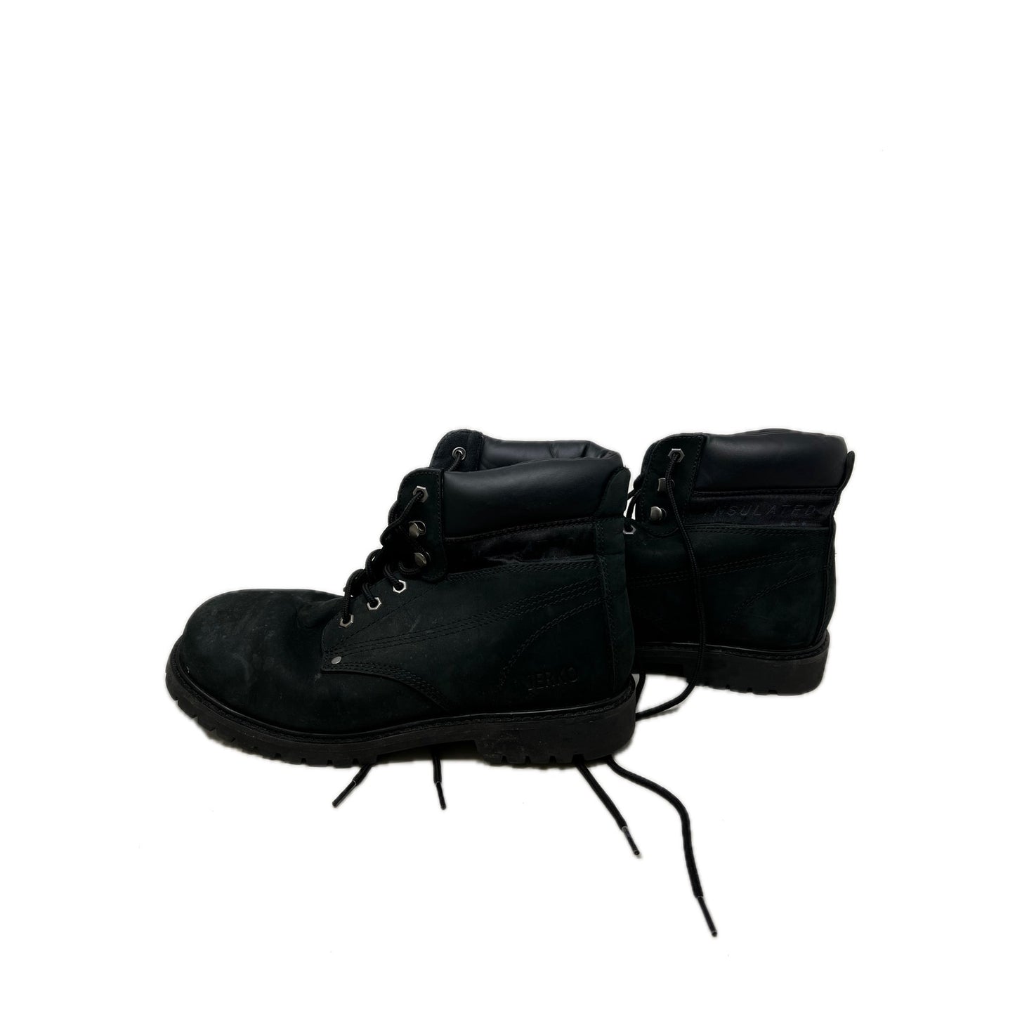 Bottes de travail Jerko Classic avec embout en acier, noires, pour hommes, taille 11