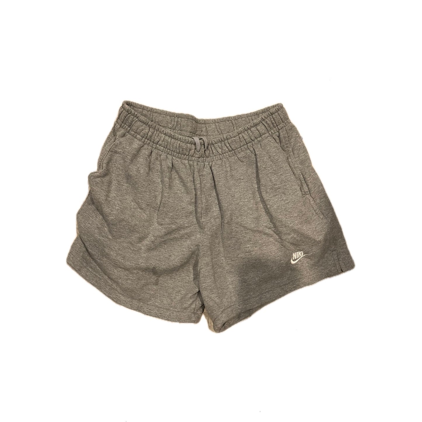 Nike Logo Gray Sweat Shorts Mens Large