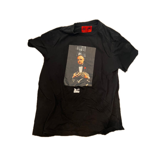 The Godfather x Shoe Palace Loose Fit Black TShirt Mens L