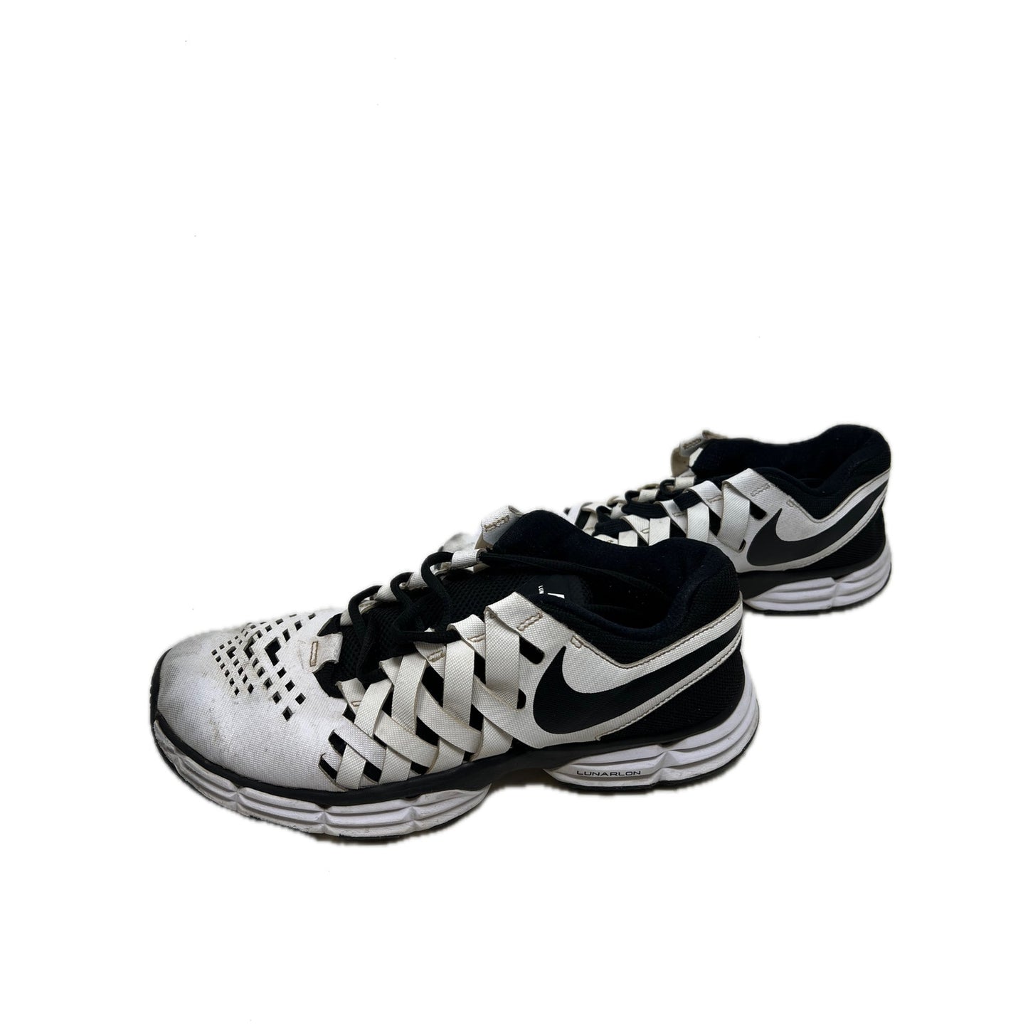 Nike Lunar Fingertrap TR Blanco Negro Hombre 9