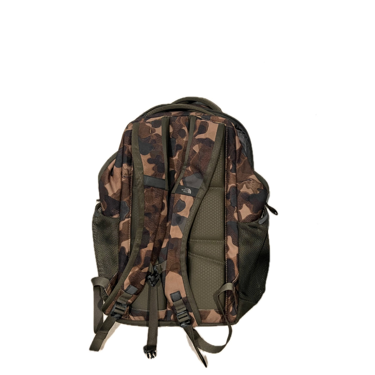 The North Face Jester Green Brown Black Camo Backpack