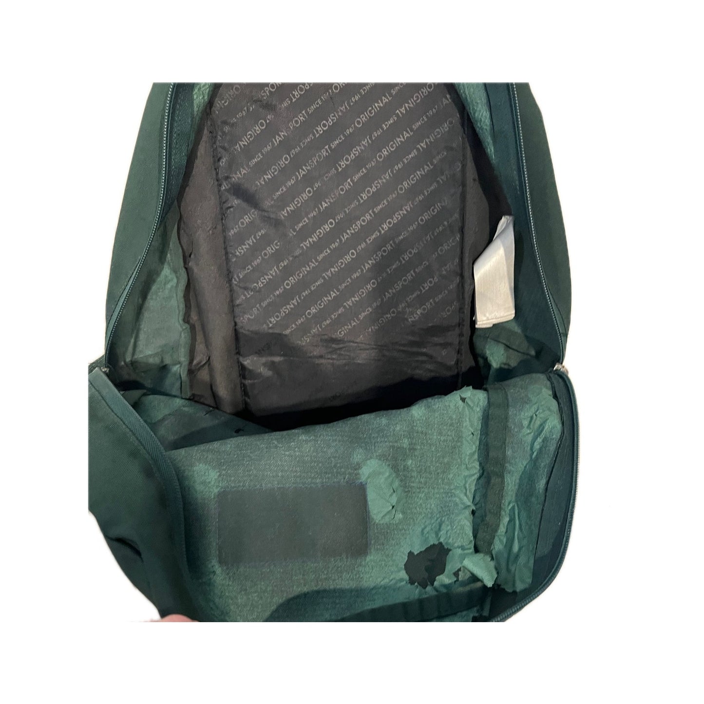 JanSport Crosstown Green Daily Backpack