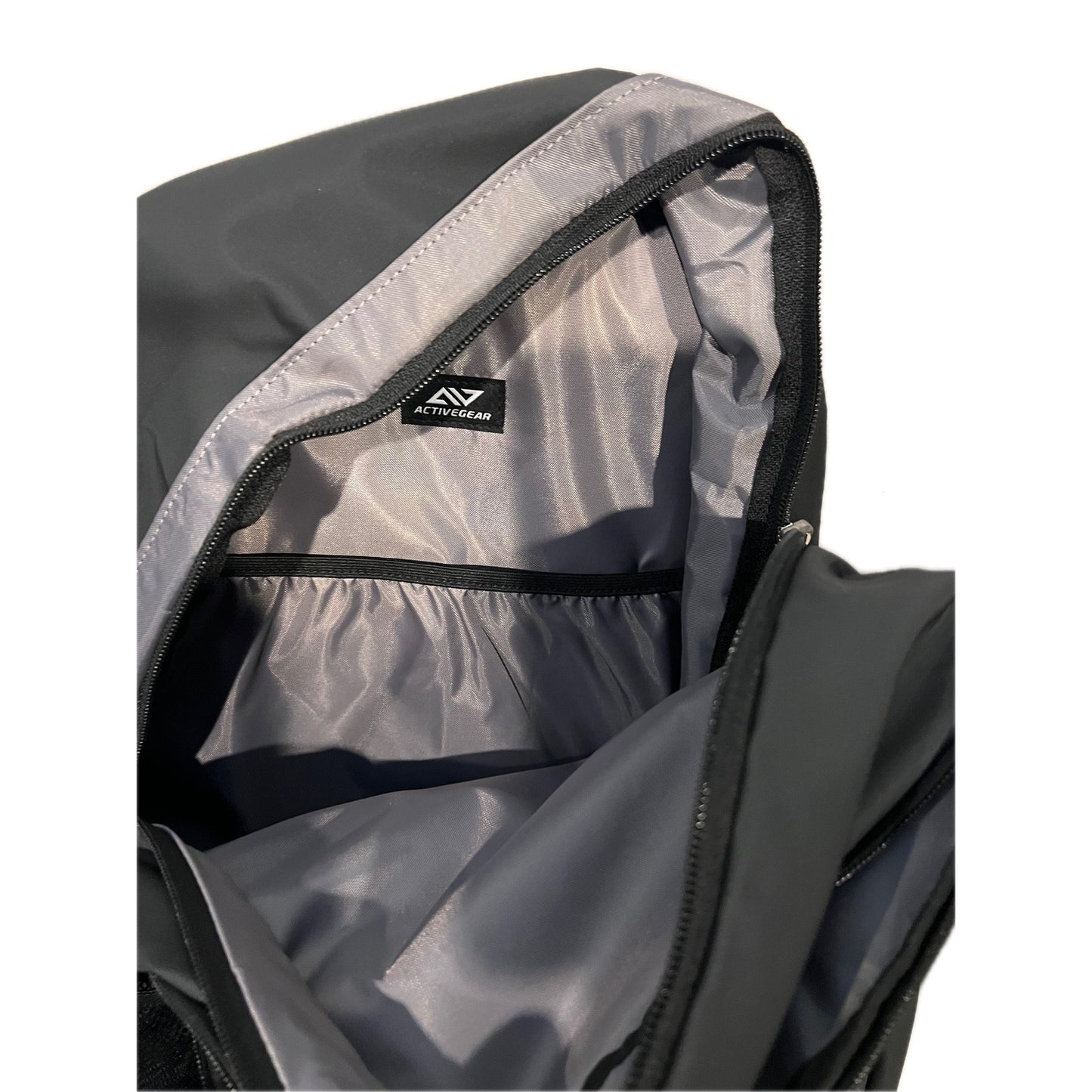 Active Gear 28L Black Padded Computer Backpack