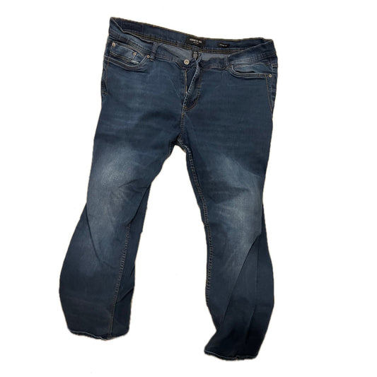 Kenneth Cole Tapered Fit Blue jeans Mens 42x32
