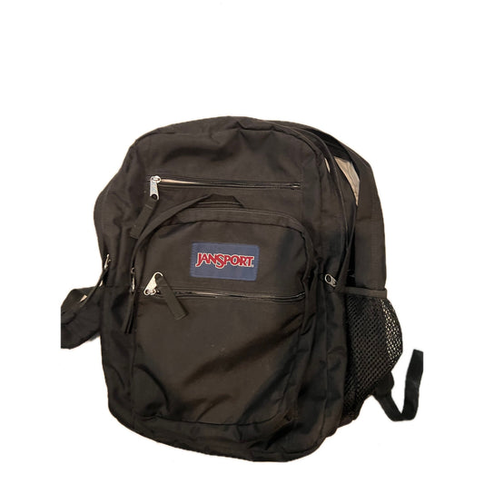 JanSport Big Student 3 Section Black Backpack