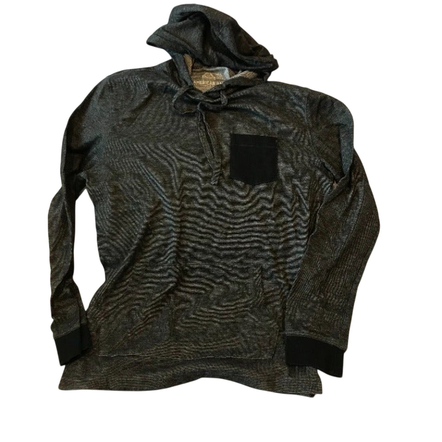 Sudadera ligera con capucha American Rag para hombre, talla S, gris