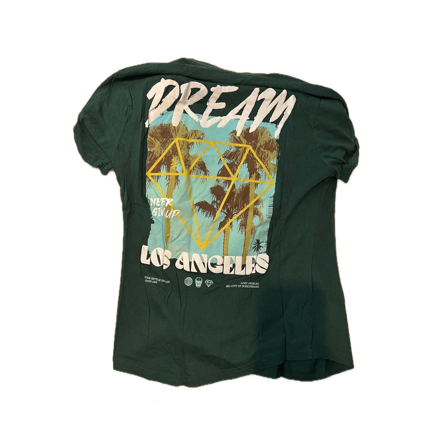 DK Brand Dream Los Angeles Never Give Up T-Shirt Mens M