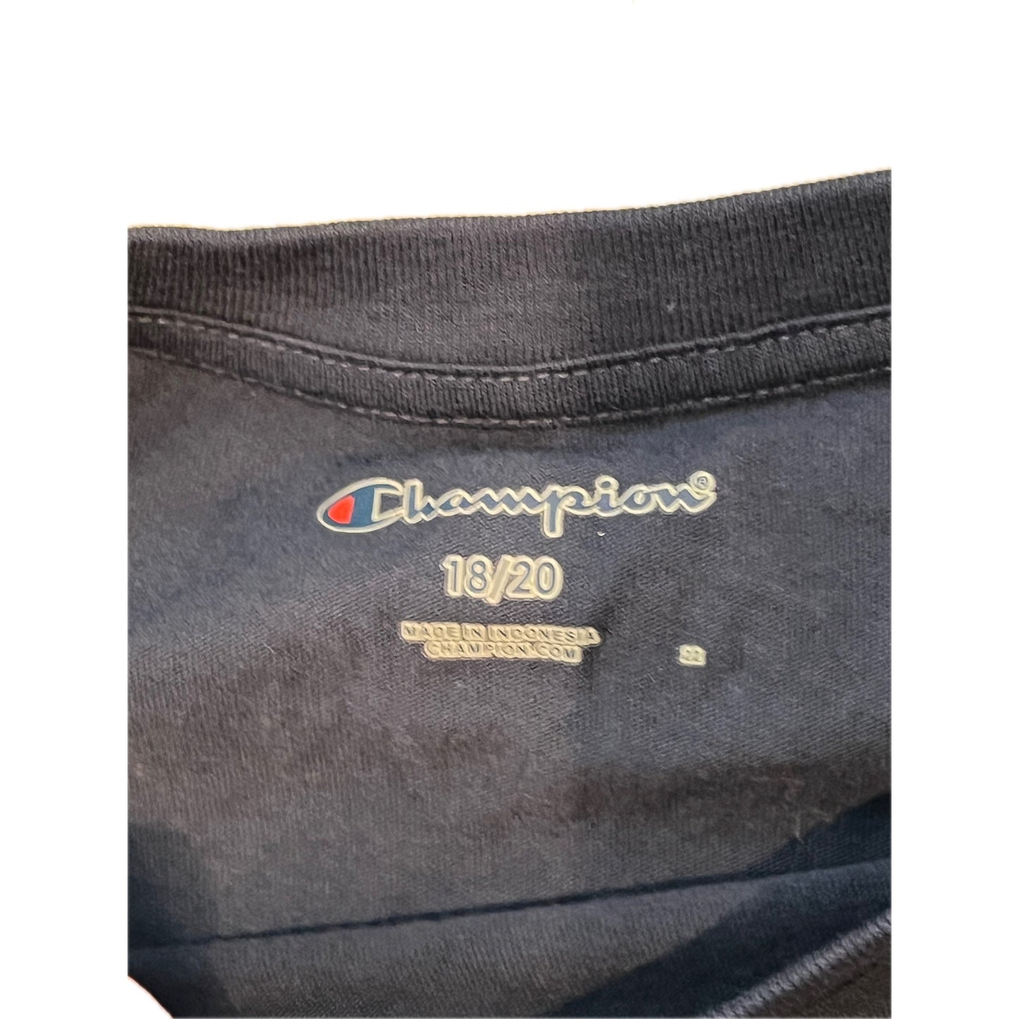 T-shirt Champion bleu marine pour enfant 18-20