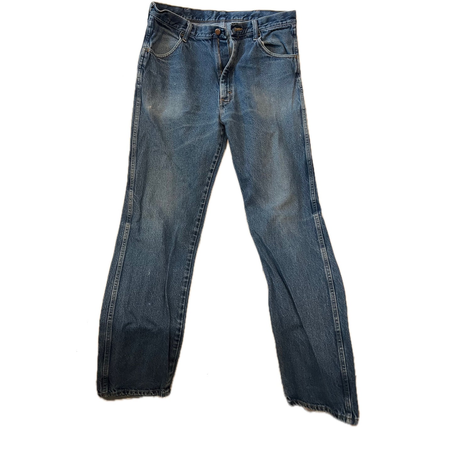 Rustler Blue Straight Leg Jeans, Men's 36x36