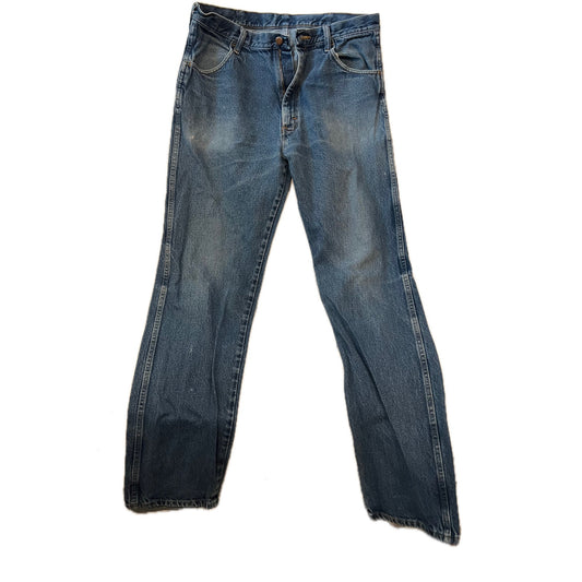 Rustler Blue Straight Leg Jeans, Men's 36x36