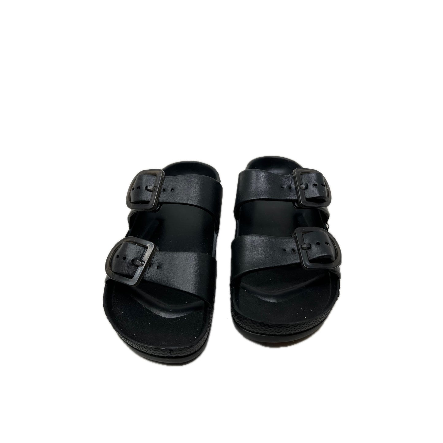 Sandales classiques Target, noires, à deux brides, pour homme, taille 6
