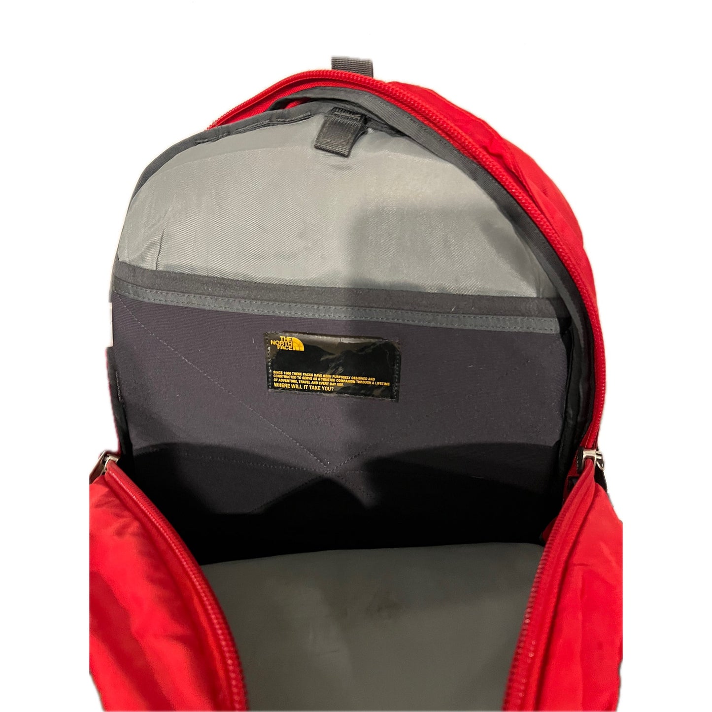 Le sac à dos Borealis The North Face rouge et gris