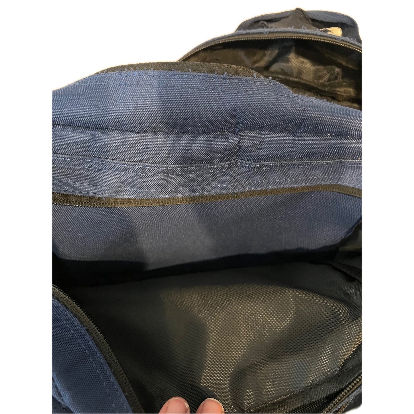 Highland Tactical Blue Canvas Backpack L 36L
