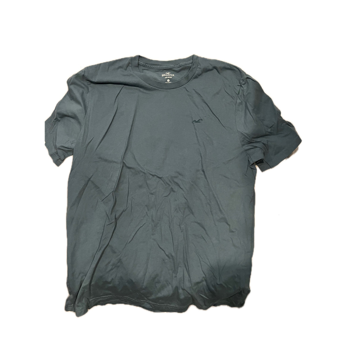 Hollister Teal 100% Cotton  T-Shirt Mens XL