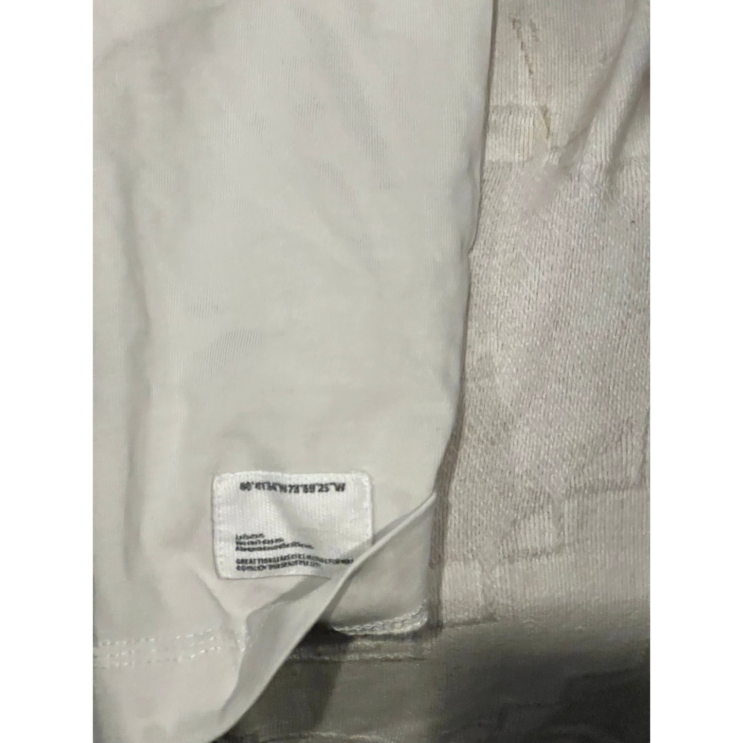 Pipeline Heavy Duty Streetwear White Tee Shirt Mens Small
