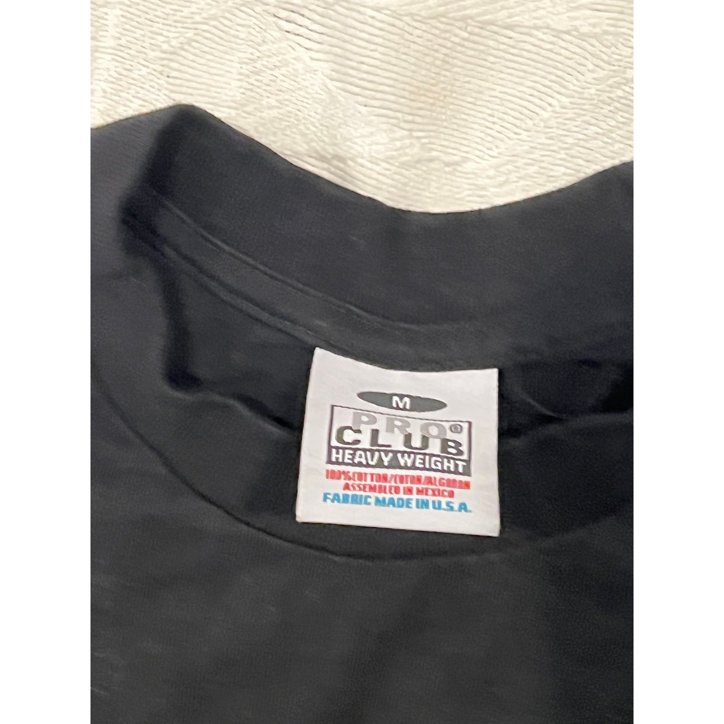 Pro Club Heavy Weight Black T-Shirt Mens M