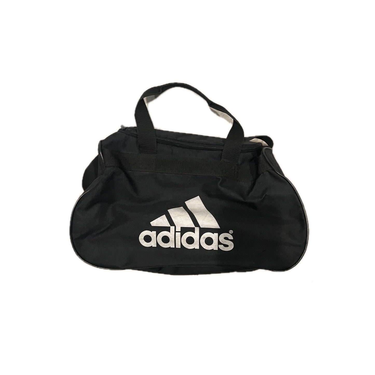 Adidas Defender Small White Black Gym Bag 18"x10"x10"