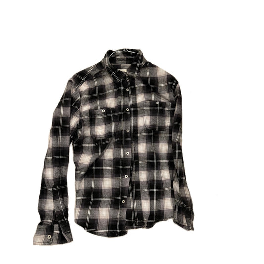 Chemise à carreaux Aeropostale noir et blanc pour homme taille M