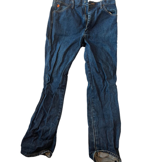 Wrangler Fire Resistant Regular Fit Jeans, Men's 35x36