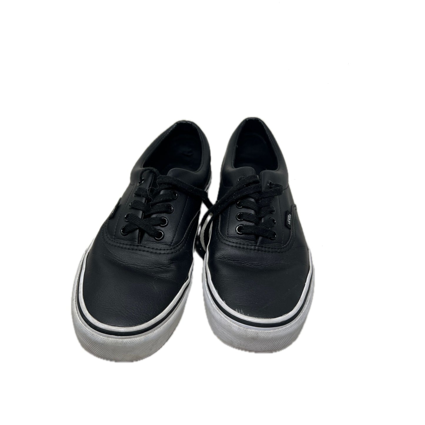 Vans Classic Tumble Era Sneakers Black Faux Leather Mens 9.5