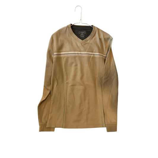 Van Heusen Flex Tan Crewneck Sweater Mens S