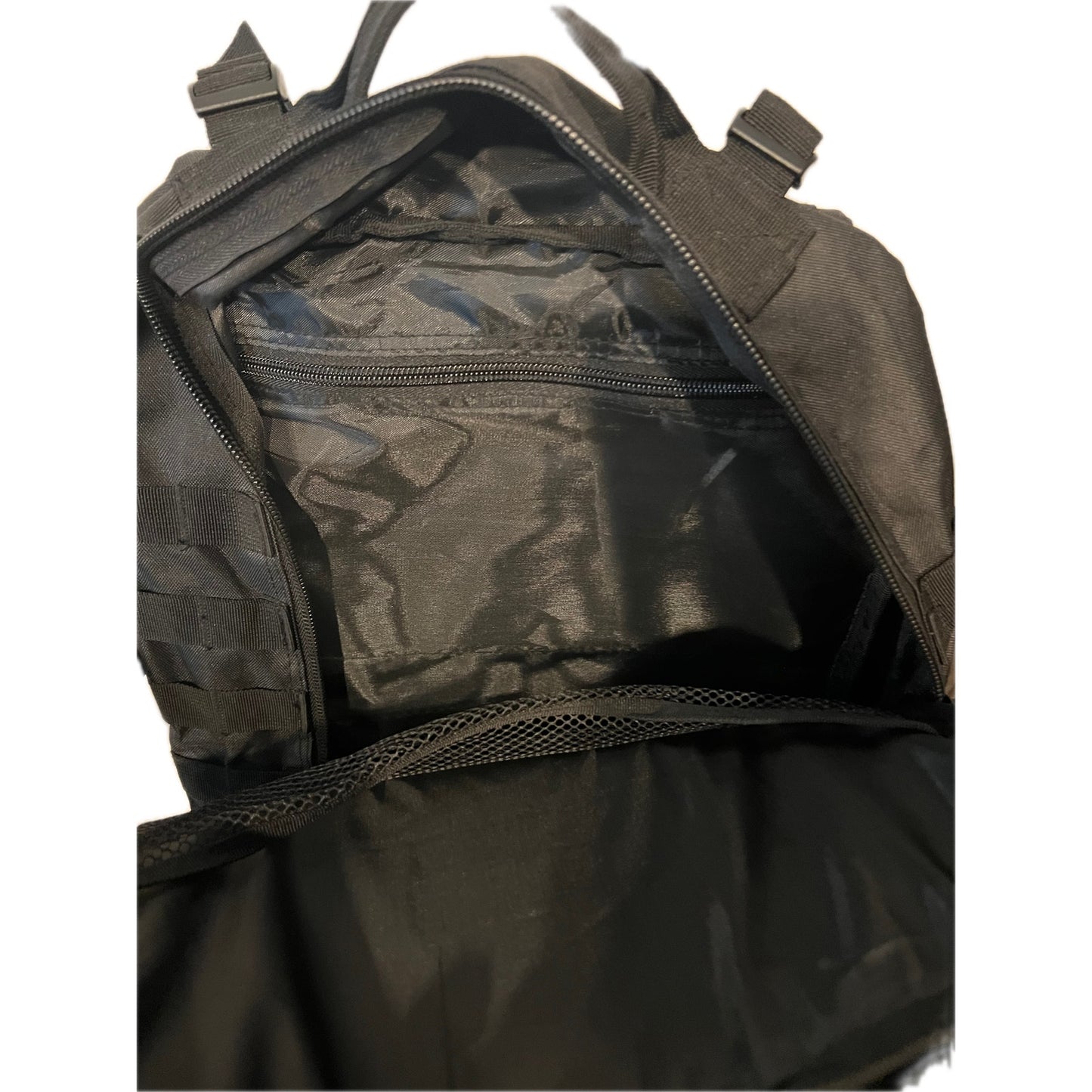 Generic Black Canvas Tactical Backpack