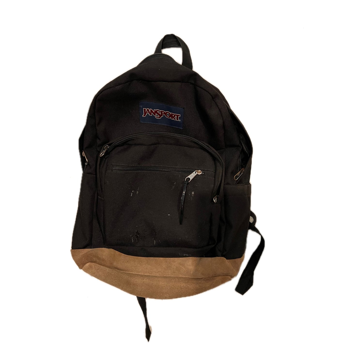 JanSport Right Pack 3 Section Black Brown Backpack
