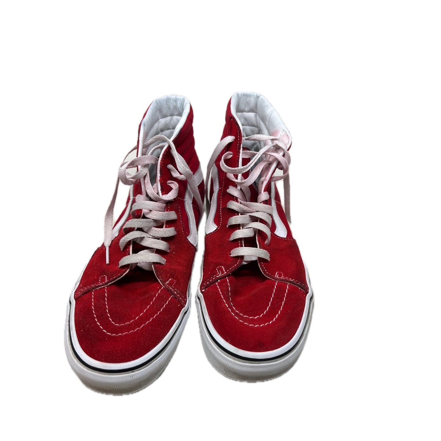 VANS High Tops Red Suede Sneakers Mens 10.5